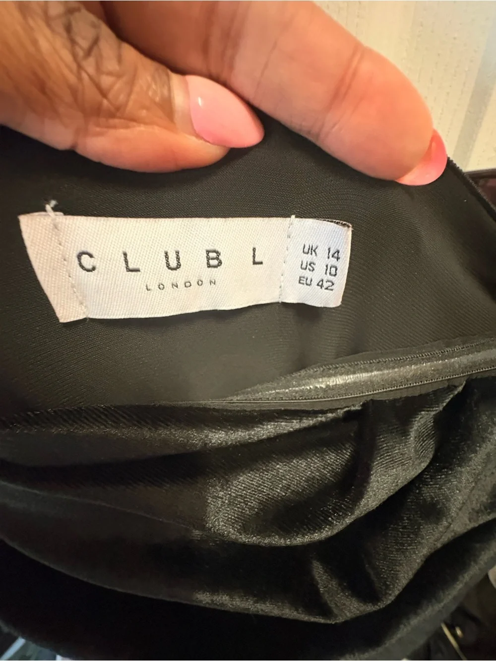 Club L London sleek strapless
